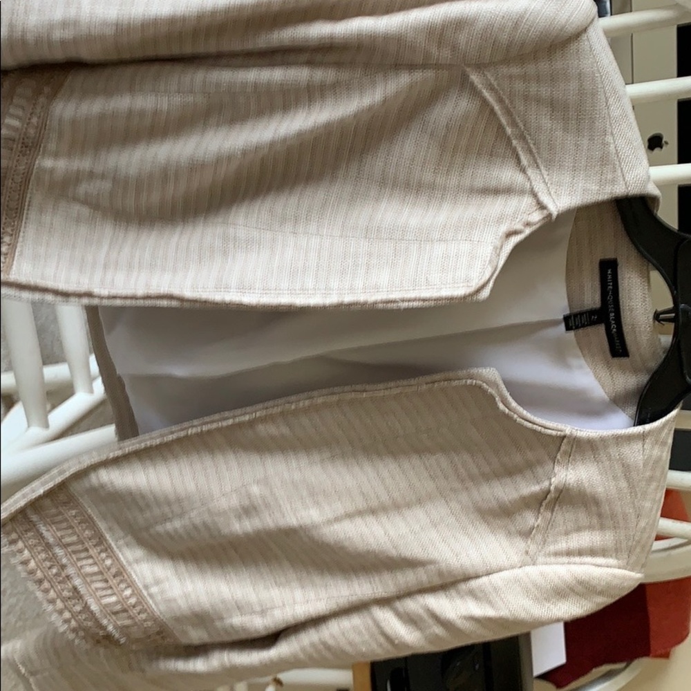 White House black market waist jacket
